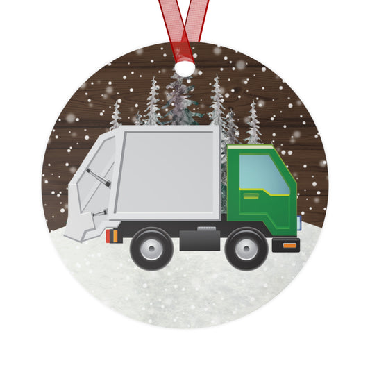 Garbage Truck Trash Collector Ornament