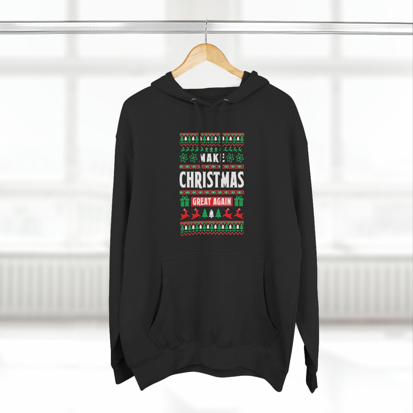 Make Christmas Great Again Christmas Ugly Sweater Pullover Hoodie