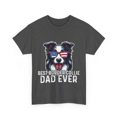 Best Border Collie Dad Ever Short Sleeve Tee