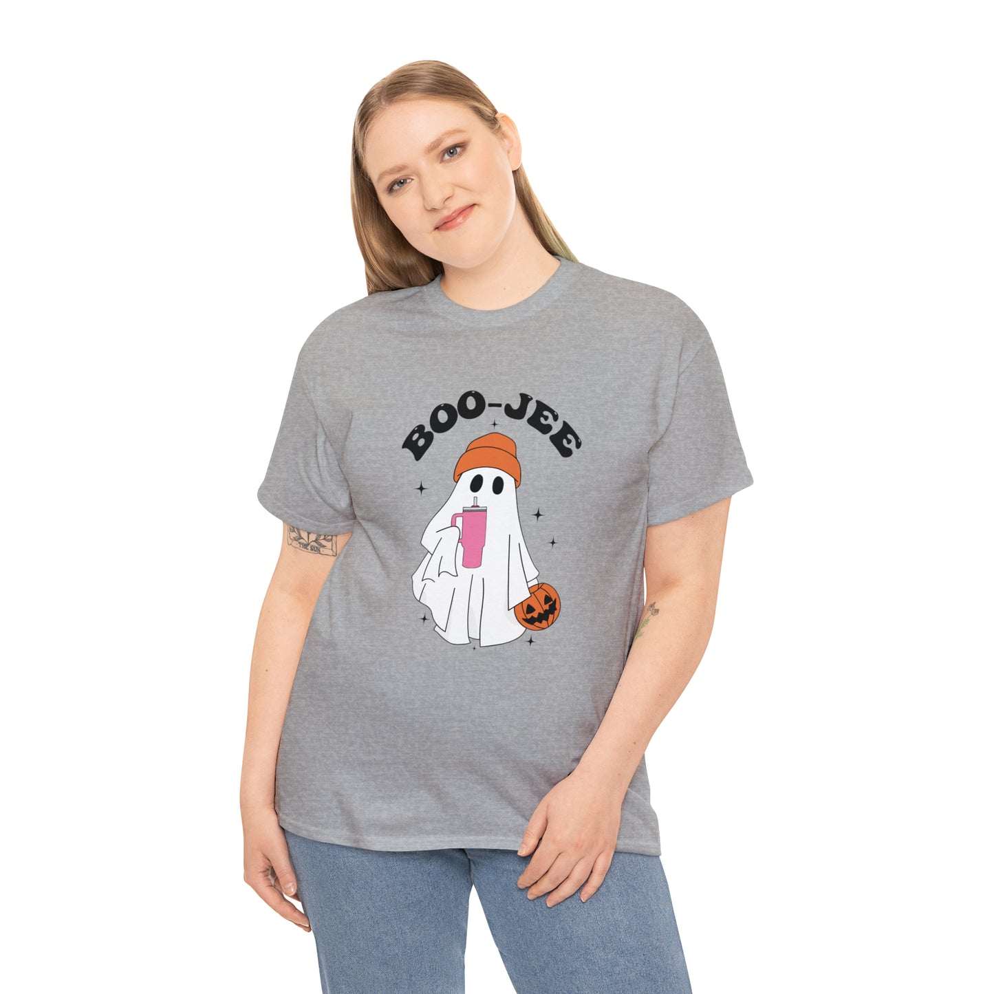 Boo Jee Ghost Halloween Short Sleeve Tee