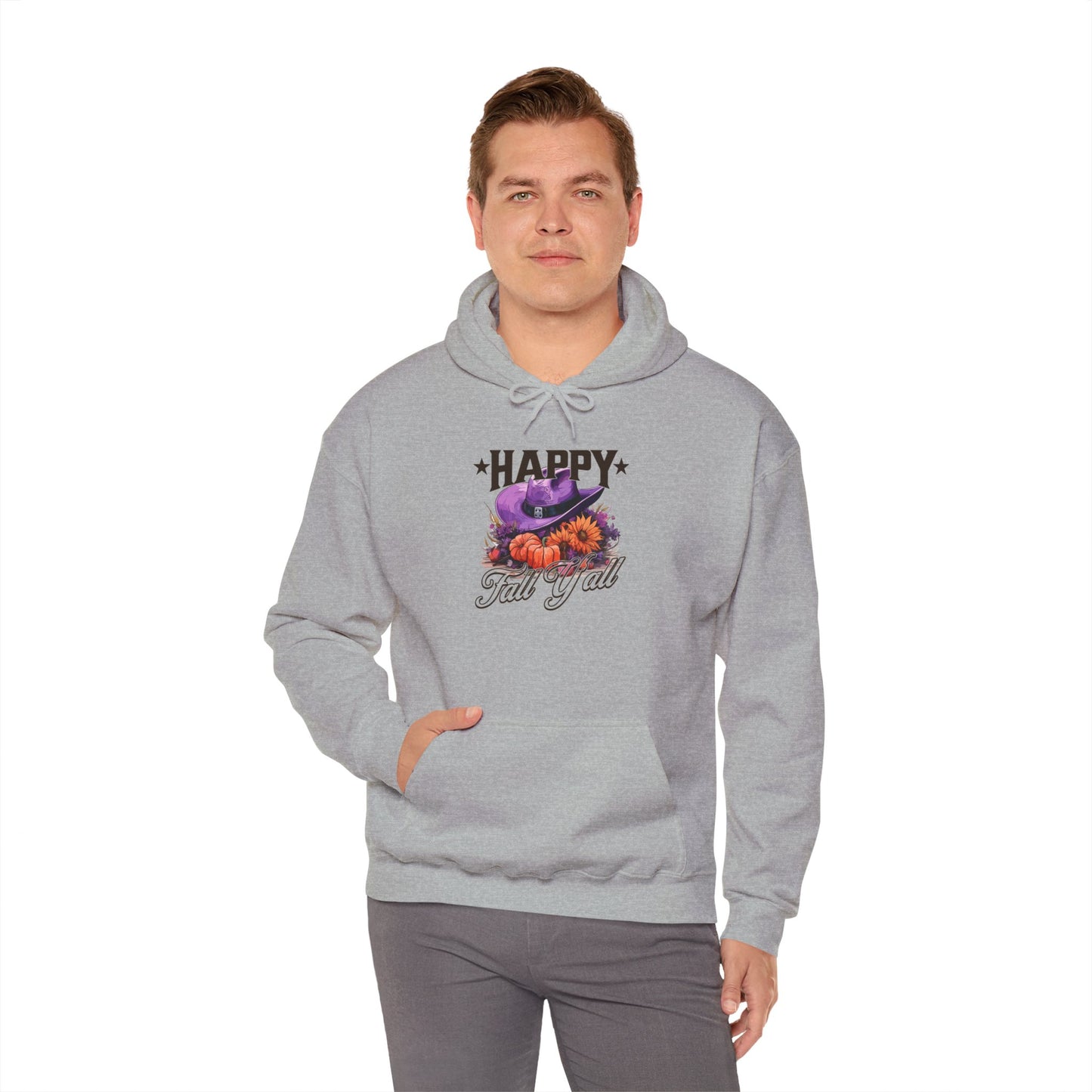 Happy Fall Y'All Halloween Pullover Hoodie