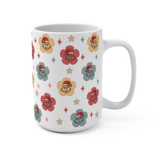Grinch Pattern Mug 15oz
