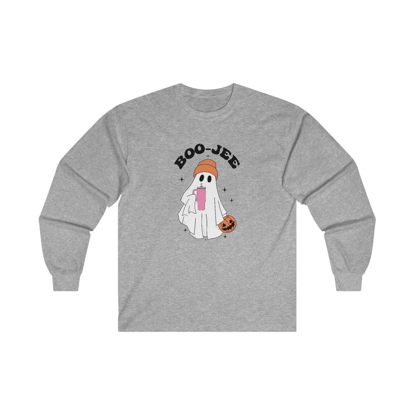 Boo Jee Ghost Halloween Long Sleeve Tee