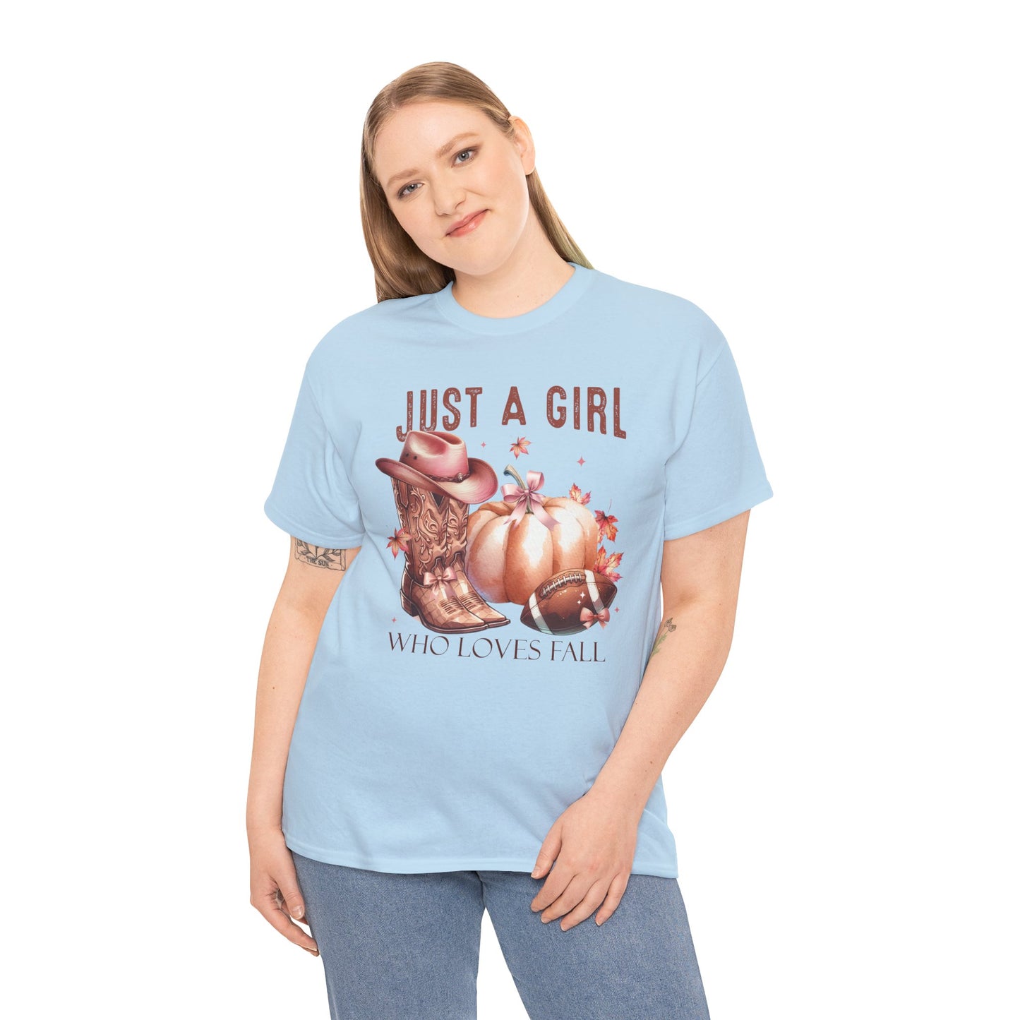 Country Just a Girl Who Loves Fall T-Shirt