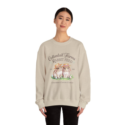 Easter Cottontail Farms Rabbit Feed Sweatshirt