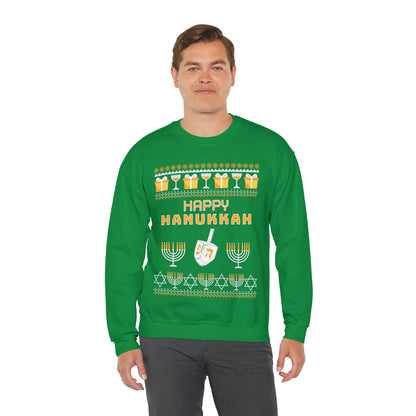 Happy Hanukkah Ugly Christmas Sweater Sweatshirt