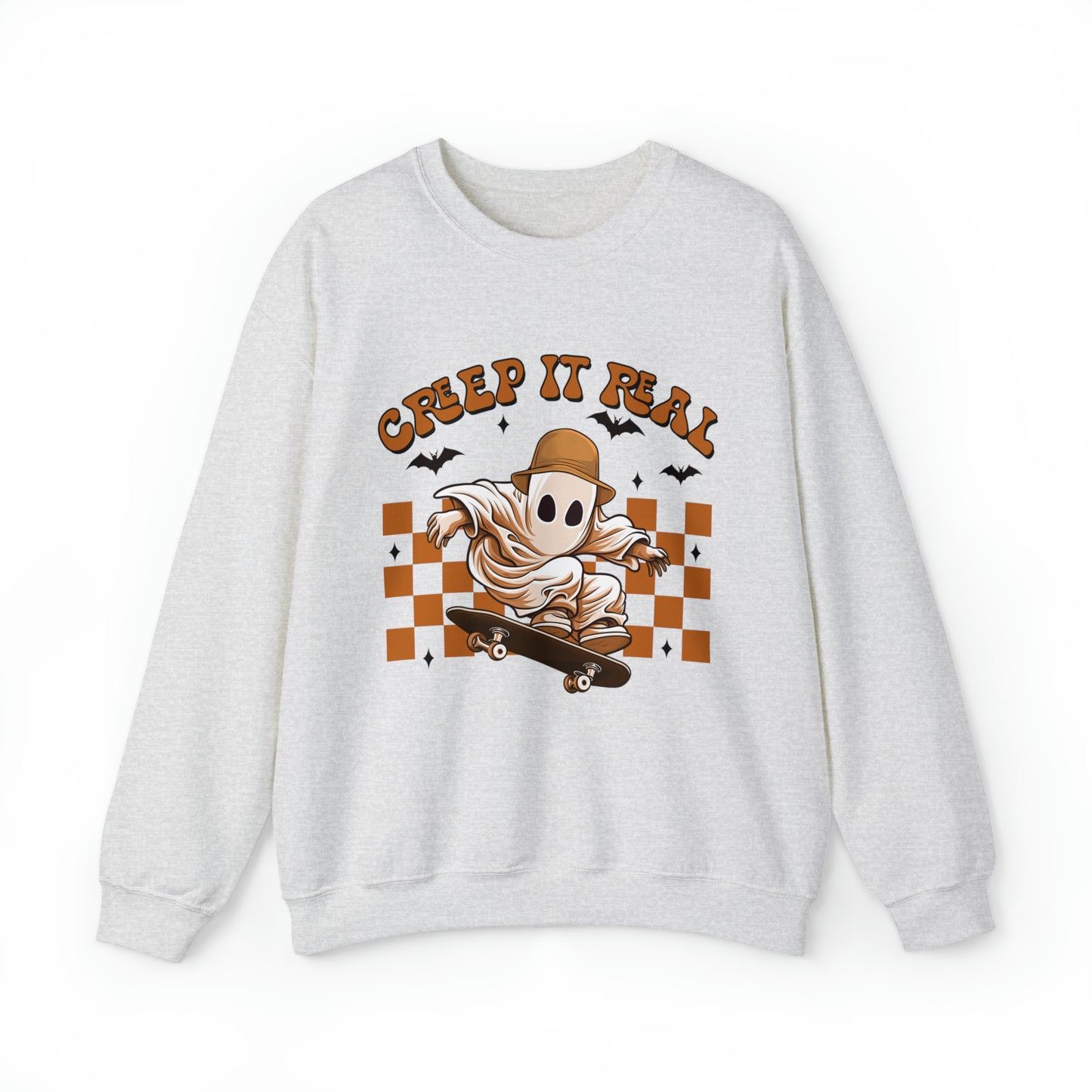 Creep It Real Ghost Halloween Sweatshirt