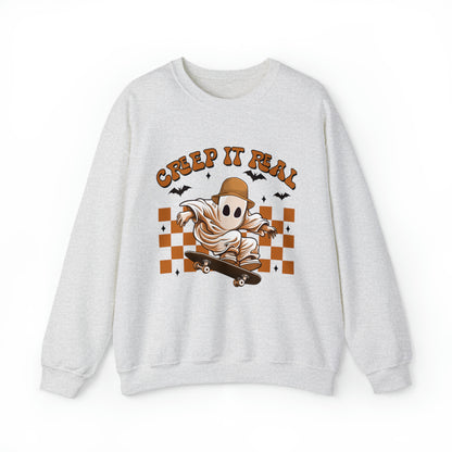 Creep It Real Ghost Halloween Sweatshirt