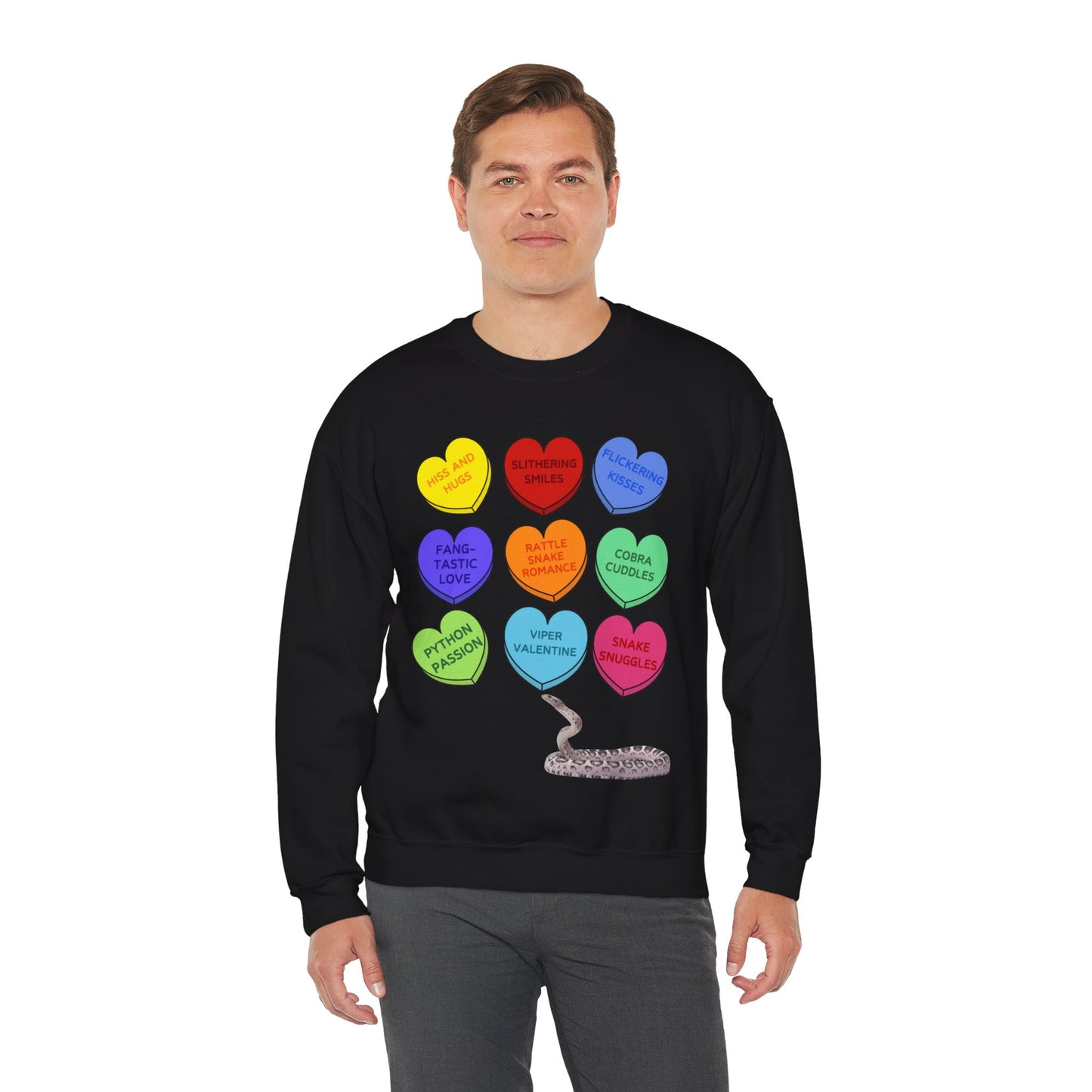 Snake Sweethearts Valentine Sweatshirt