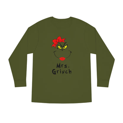 Mrs Grinch Christmas Long Sleeve T-Shirt