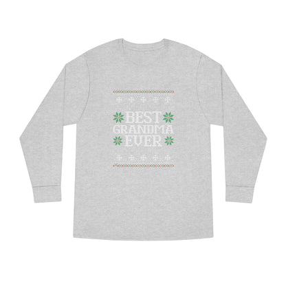 Best Grandma Ever Christmas Ugly Sweater Long Sleeve T-shirt