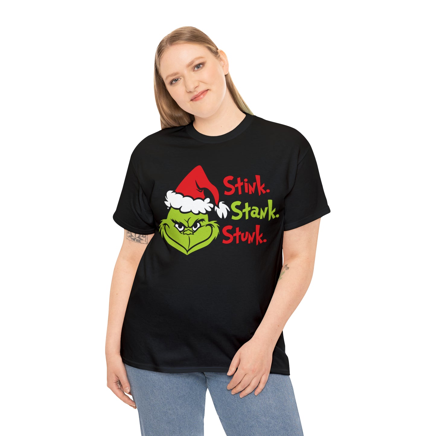 Grinch Stink Stank Stunk Christmas Short Sleeve Tee