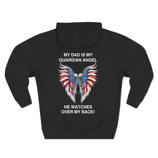 My Dad Is My Guardian Angel Pullover Hoodie