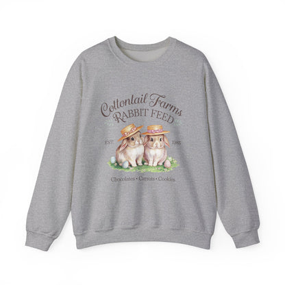 Easter Cottontail Farms Rabbit Feed Sweatshirt