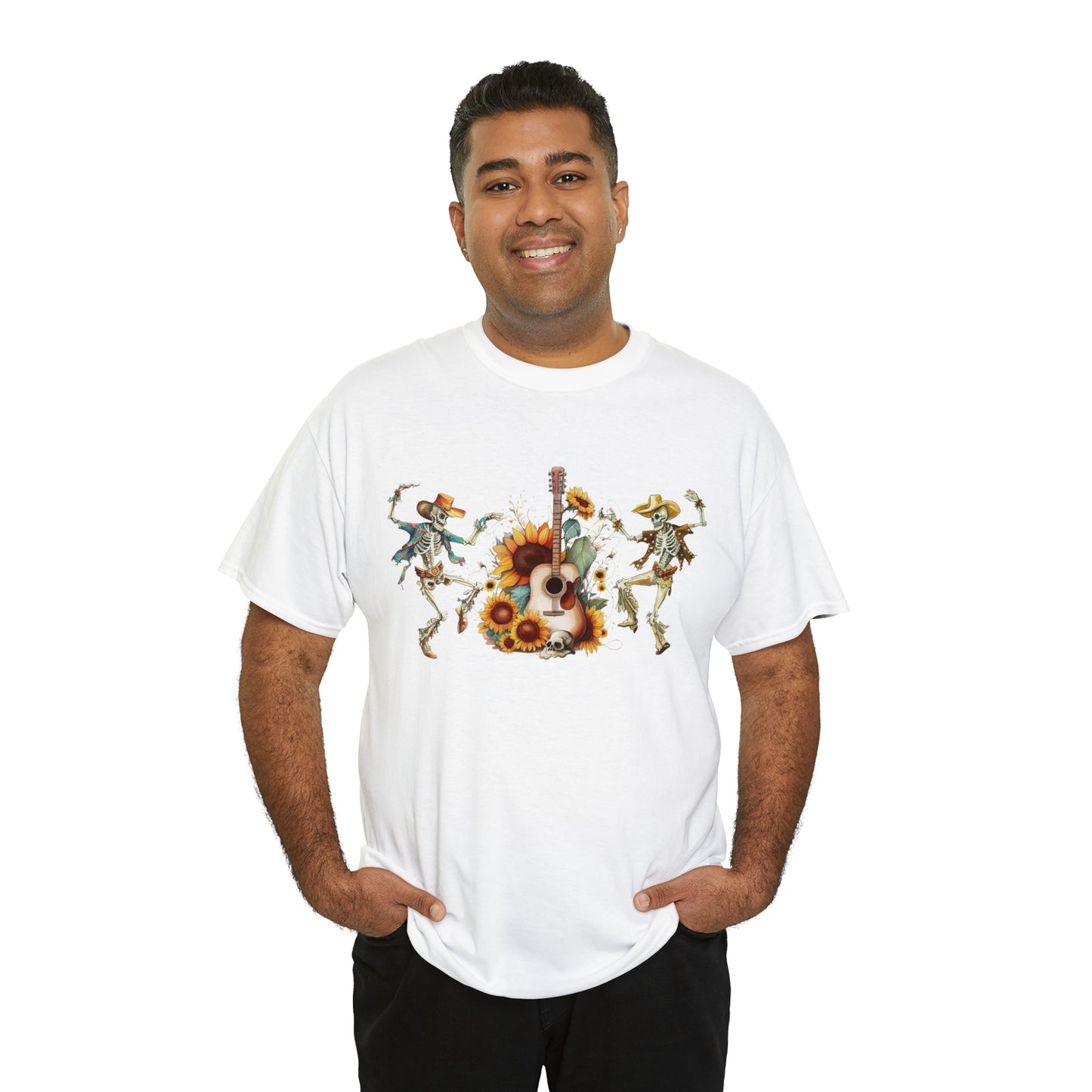 Western Dancing Skeletons Short Sleeve Tee