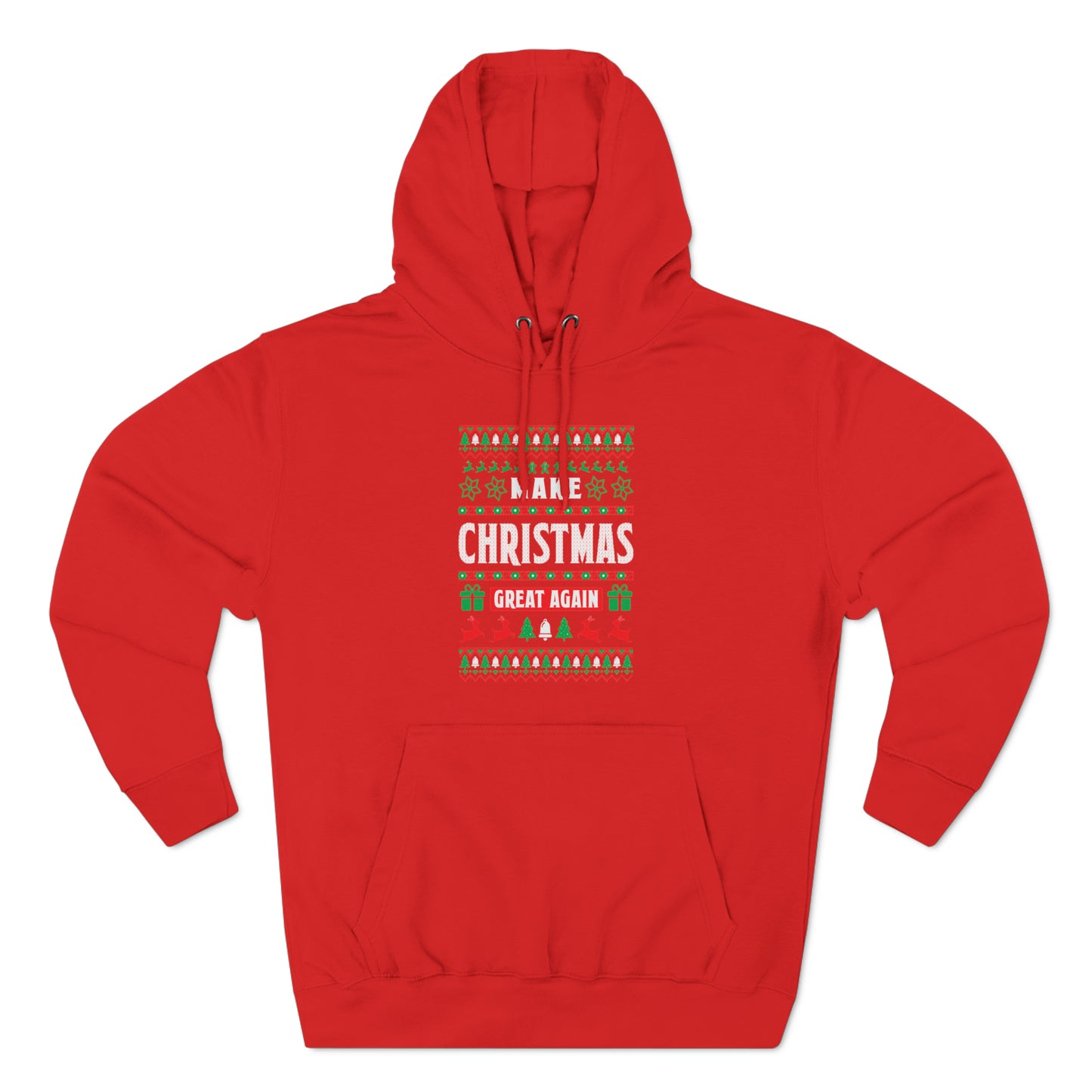 Make Christmas Great Again Christmas Ugly Sweater Pullover Hoodie