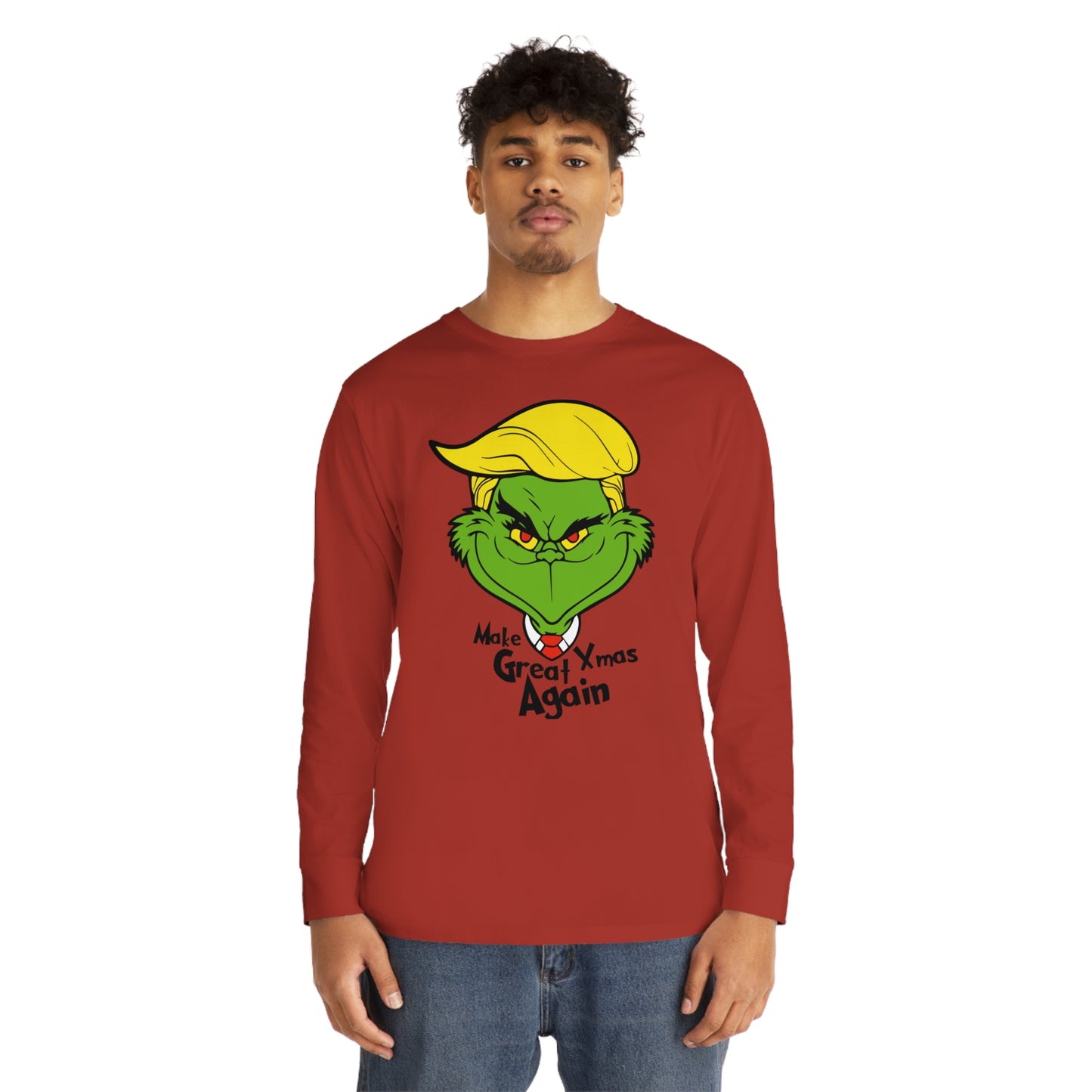 Make Xmas Great Again Grinch Christmas Long Sleeve T-Shirt