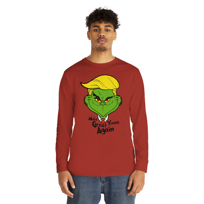 Make Xmas Great Again Grinch Christmas Long Sleeve T-Shirt