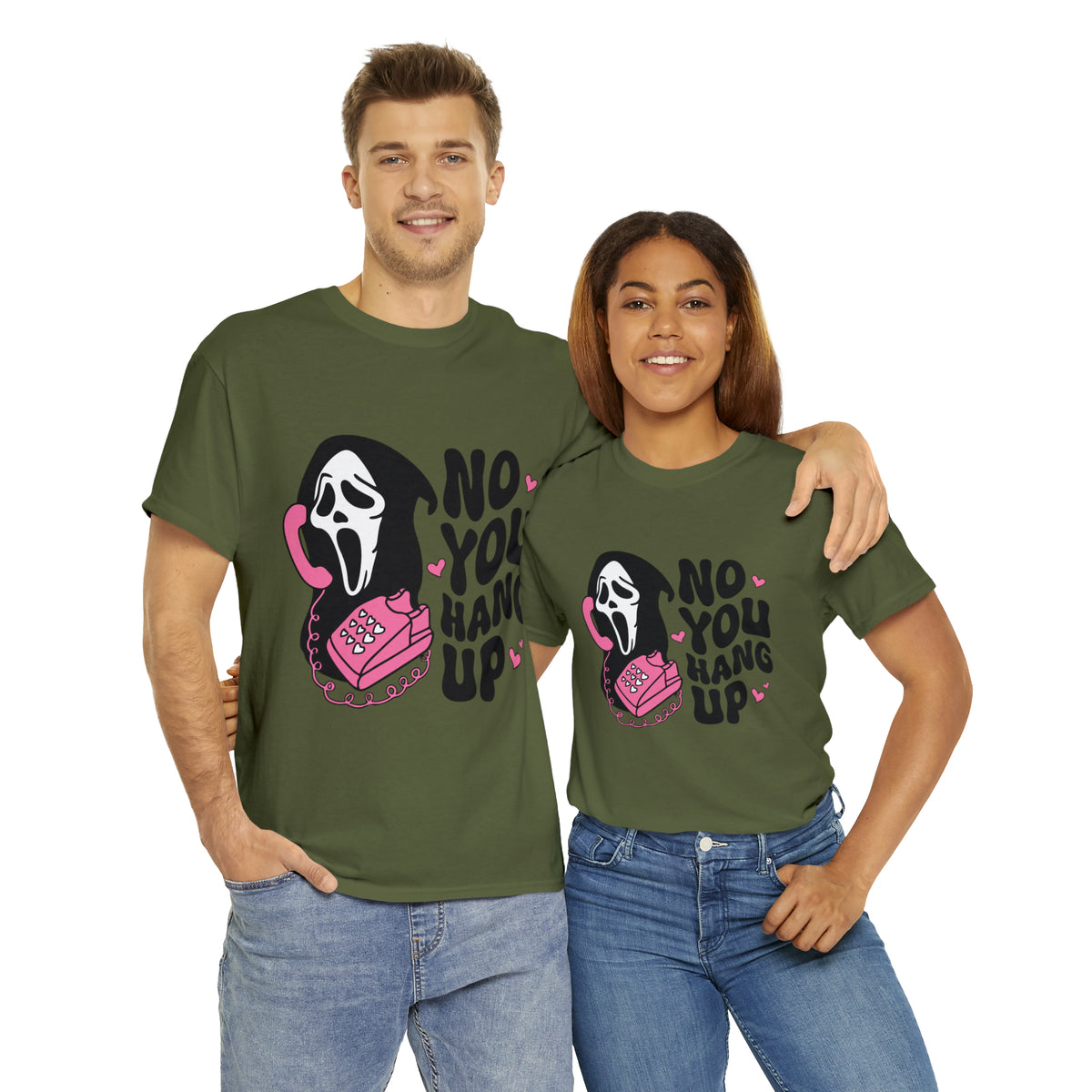 Cute Halloween Grim Reeper Shirt No You Hang Up TShirt Scream Tee