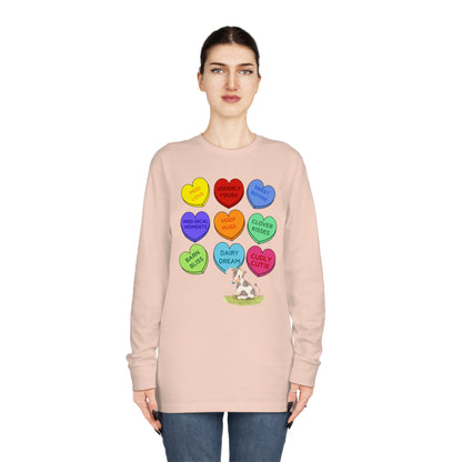 Cow Sweethearts Valentine Long Sleeve T-shirt