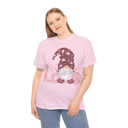 Love Gnome Valentine Short Sleeve Tee