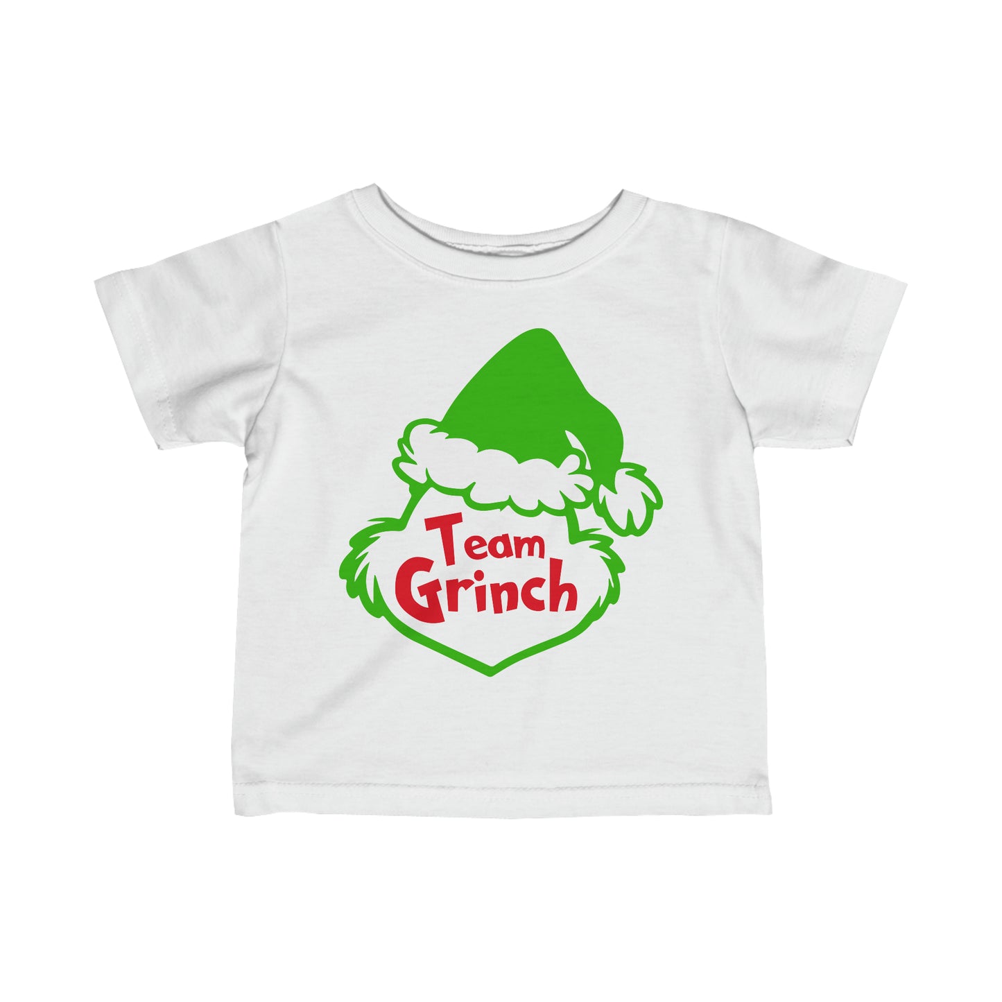 Team Grinch Christmas Infant Fine Jersey Tee