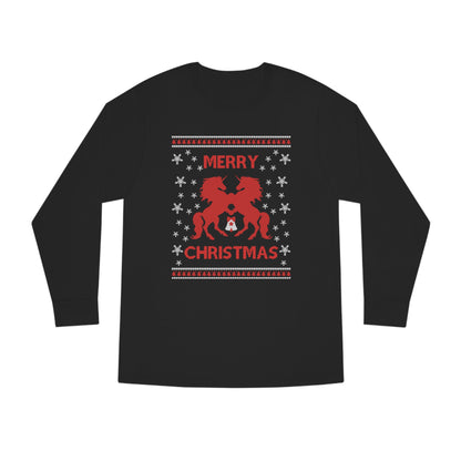 Merry Christmas Horses Christmas Ugly Sweater Long Sleeve Tee