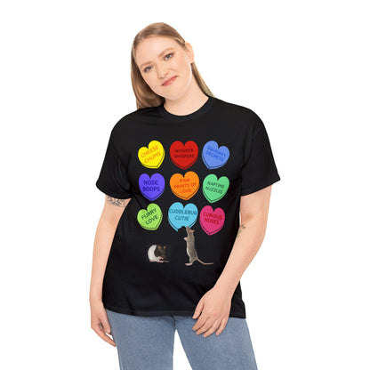 Rat Sweethearts Valentine Short Sleeve Tee