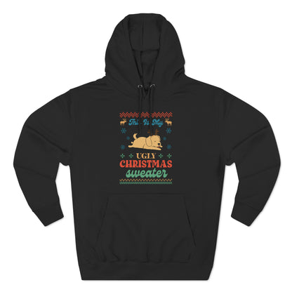 Golden Retriever This is My Ugly Christmas Sweater Pullover Hoodie