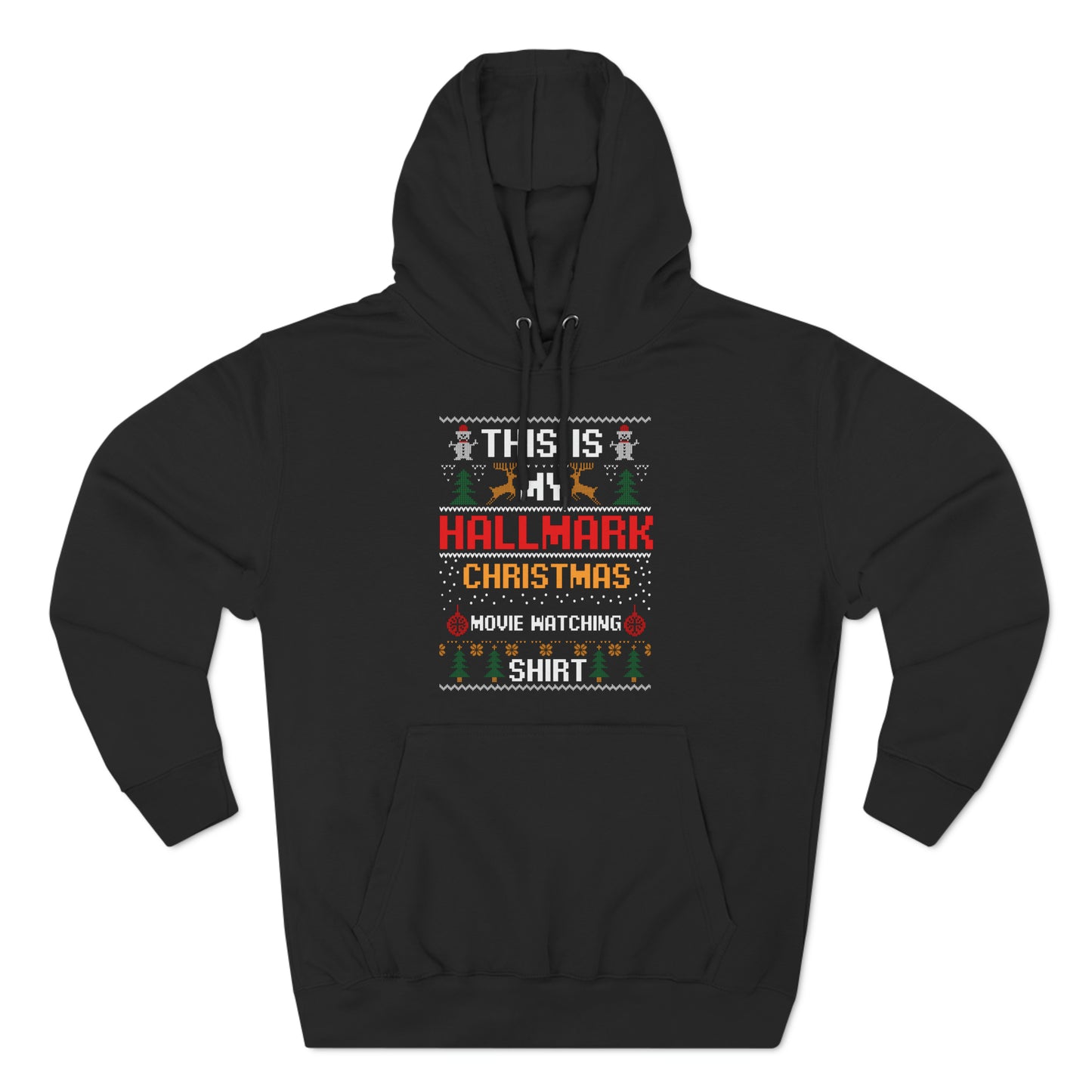 This is My Hallmark Christmas Movie Watching Shirt Ugly Sweater Pullover Hoodie