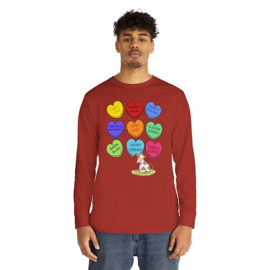 Cow Sweethearts Valentine Long Sleeve T-shirt