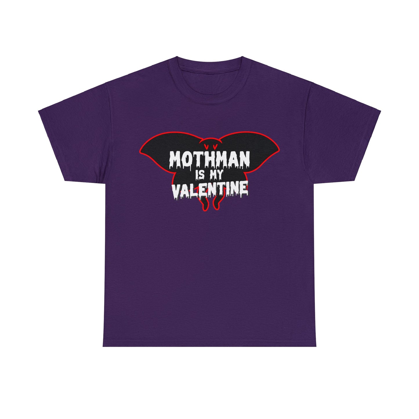 Mothman is My Valentine Short Sleeve Tee