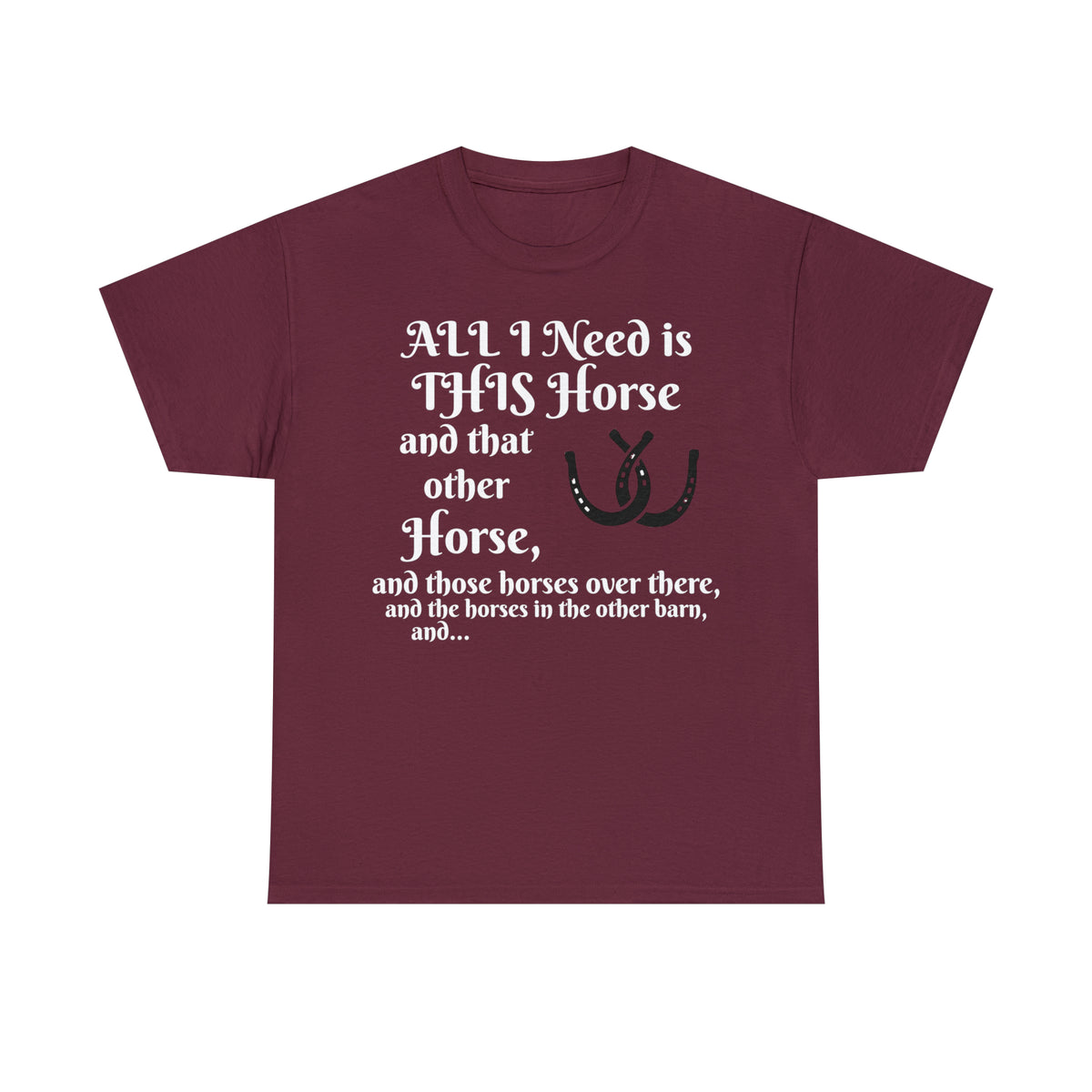 All the horses shirt Unisex Heavy Cotton Tee