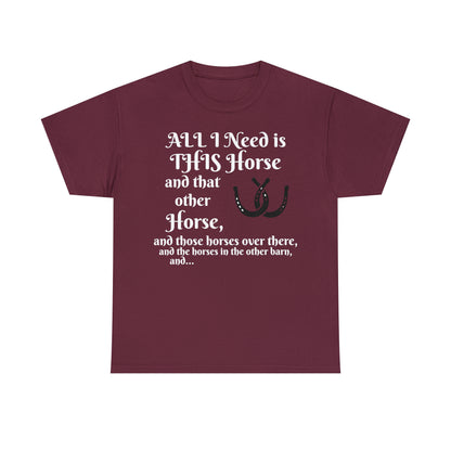All the horses shirt Unisex Heavy Cotton Tee