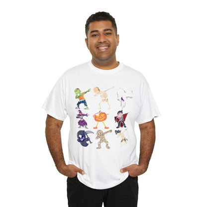 Dabbing Monsters Halloween Short Sleeve Tee