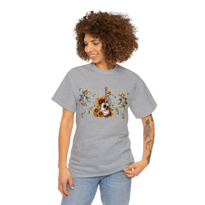 Western Dancing Skeletons Short Sleeve Tee
