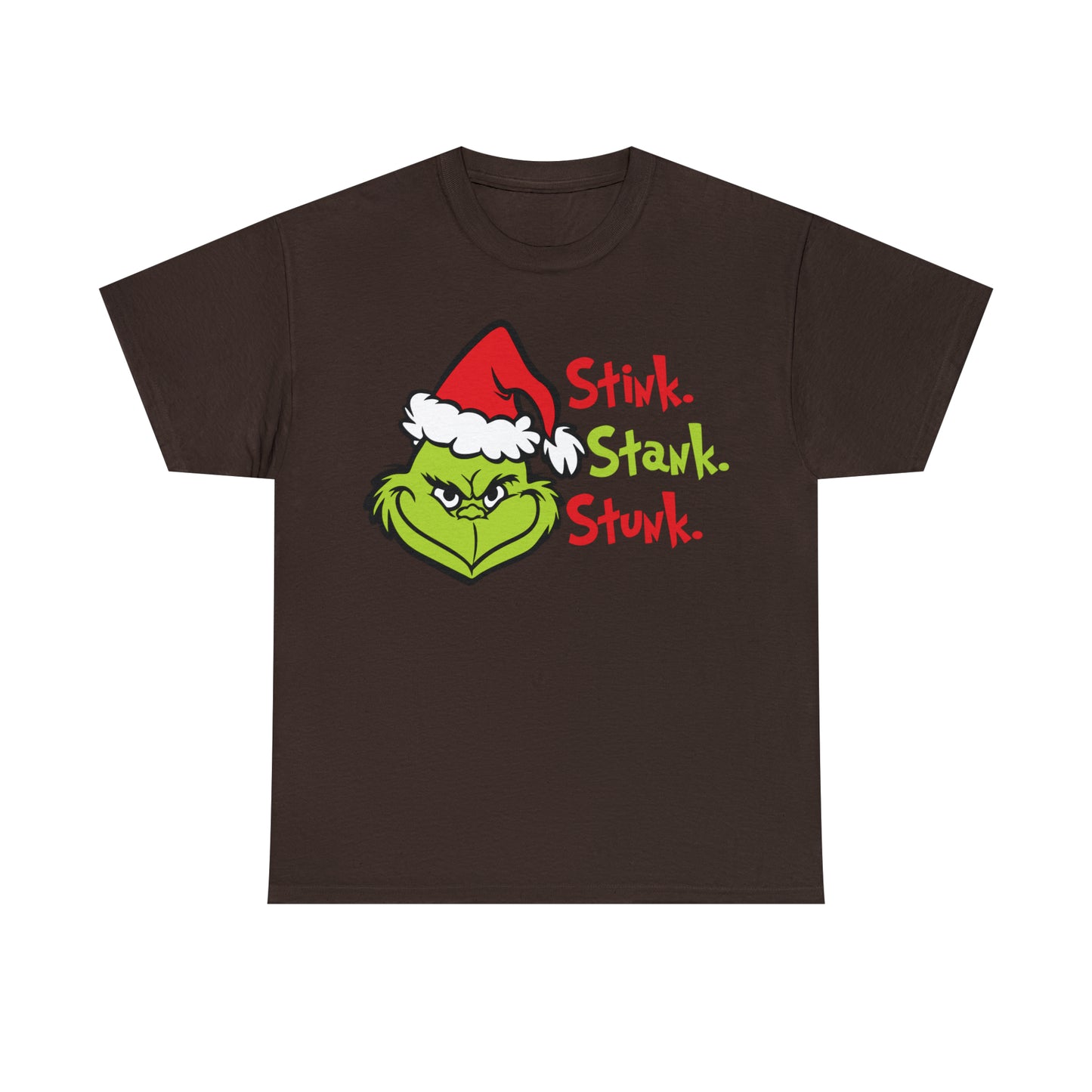 Grinch Stink Stank Stunk Christmas Short Sleeve Tee