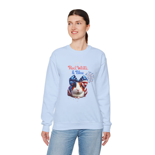 Red White And Blue Guinea Pig Sweatshirt