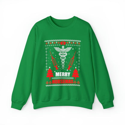 Merry Nursemas Ugly Christmas Sweater Sweatshirt