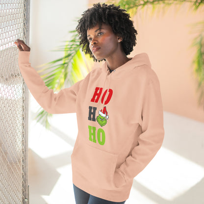 Grinch Ho Ho Ho Christmas Pullover Hoodie