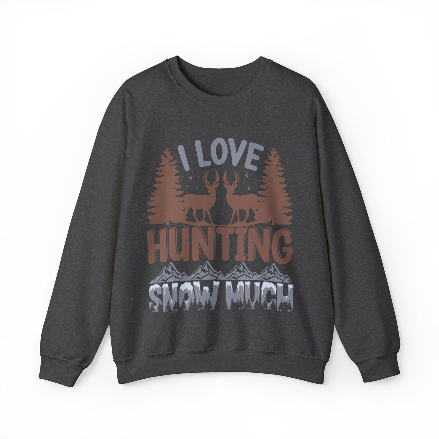 I Love Hunting Snow Much Christmas Ugly Sweater Sweatshirt