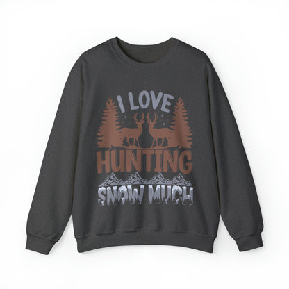 I Love Hunting Snow Much Christmas Ugly Sweater Sweatshirt