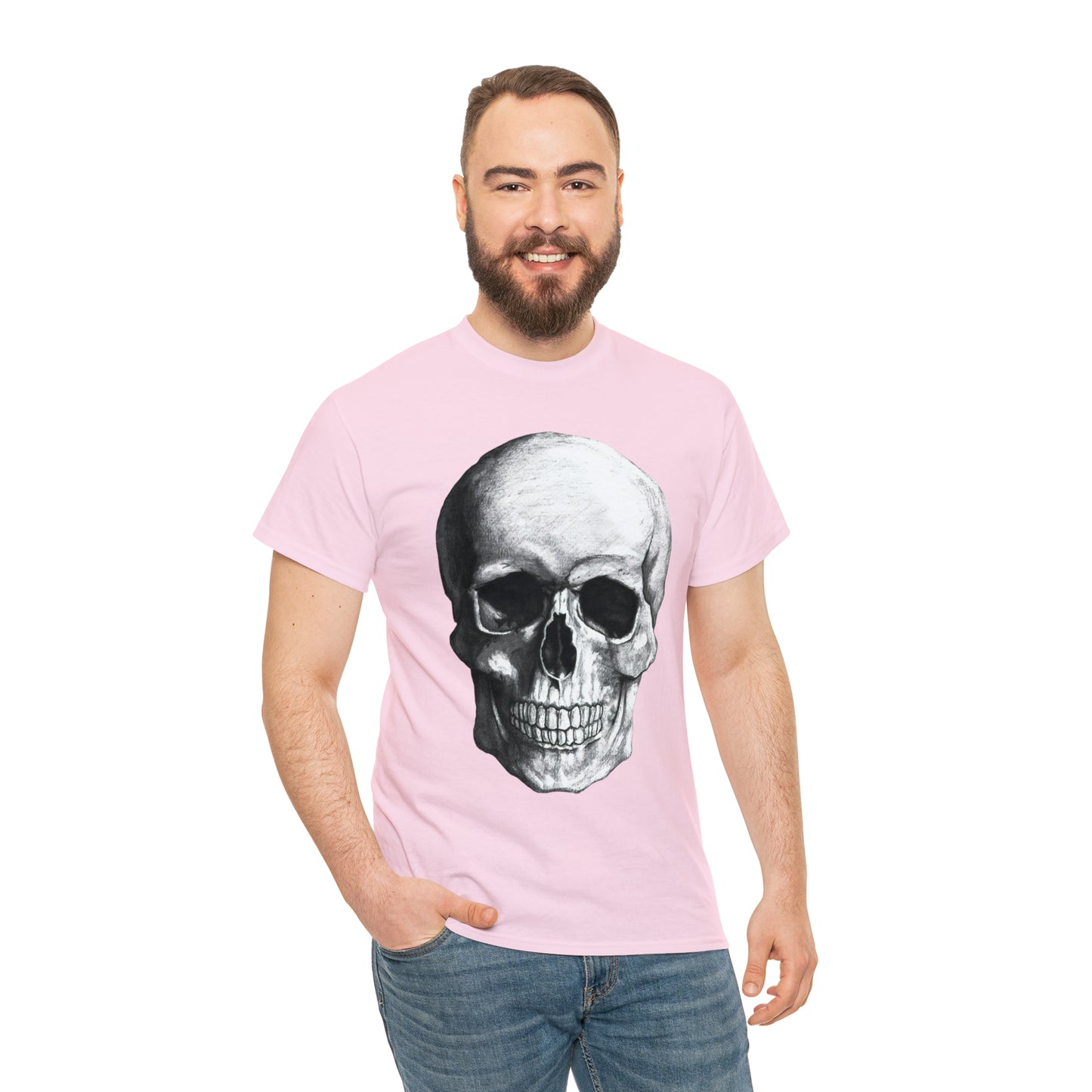 Large Skull Halloween Short Sleeve Tee