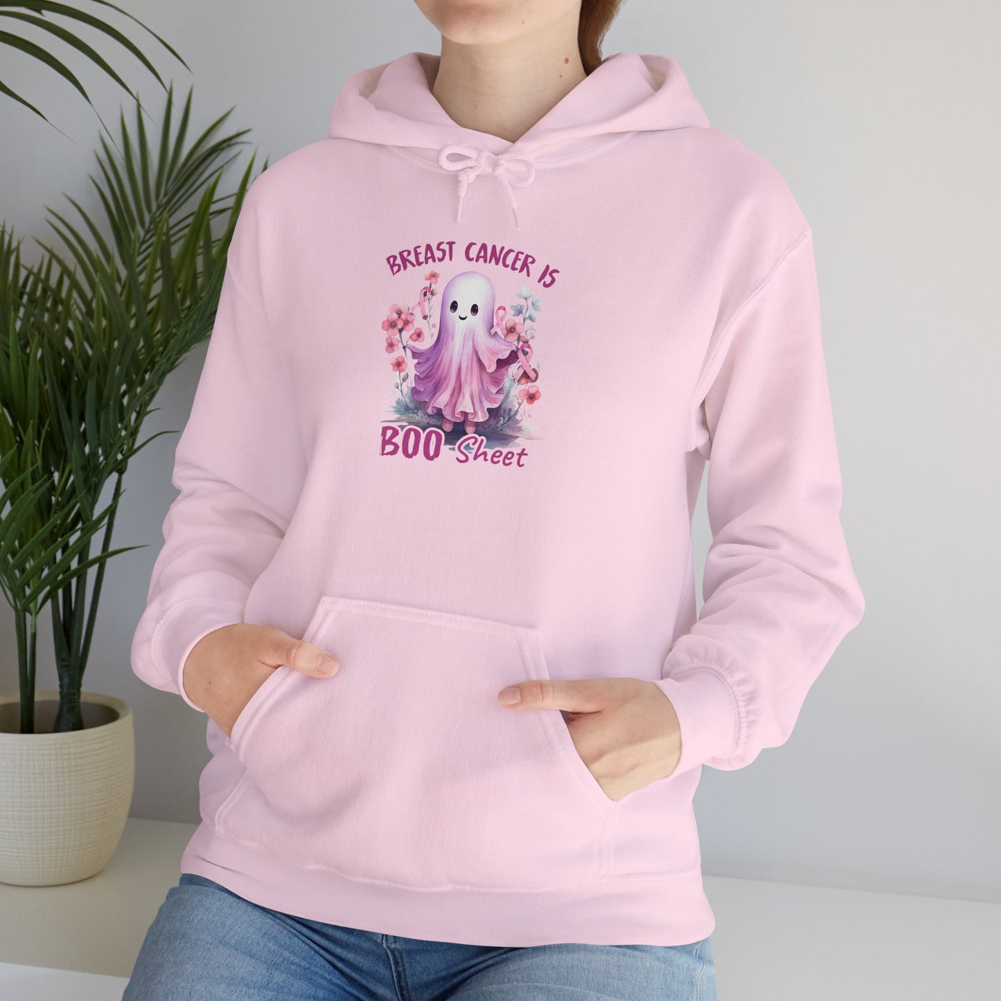 Breast Cancer Is Boo Sheet Pullover Hoodie