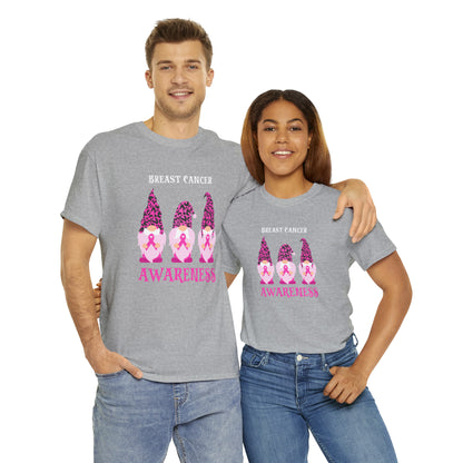 Breast Cancer Awareness Gnomes Short Sleeve Tee