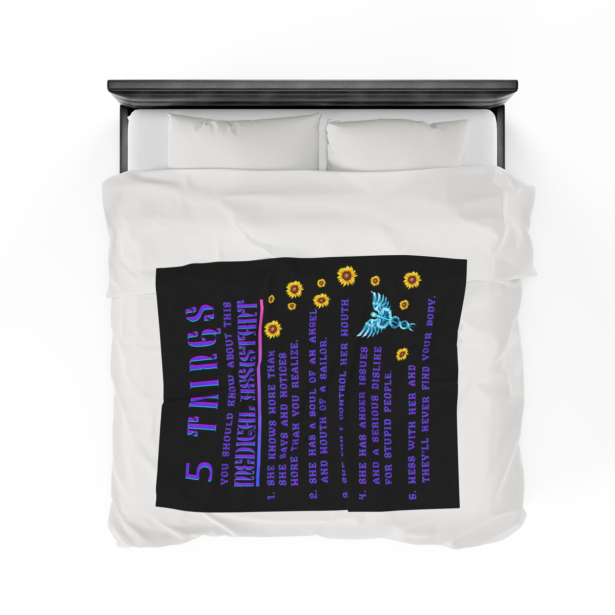 5 Things You Should Know Medical Assistant Design 2 Plush Blanket