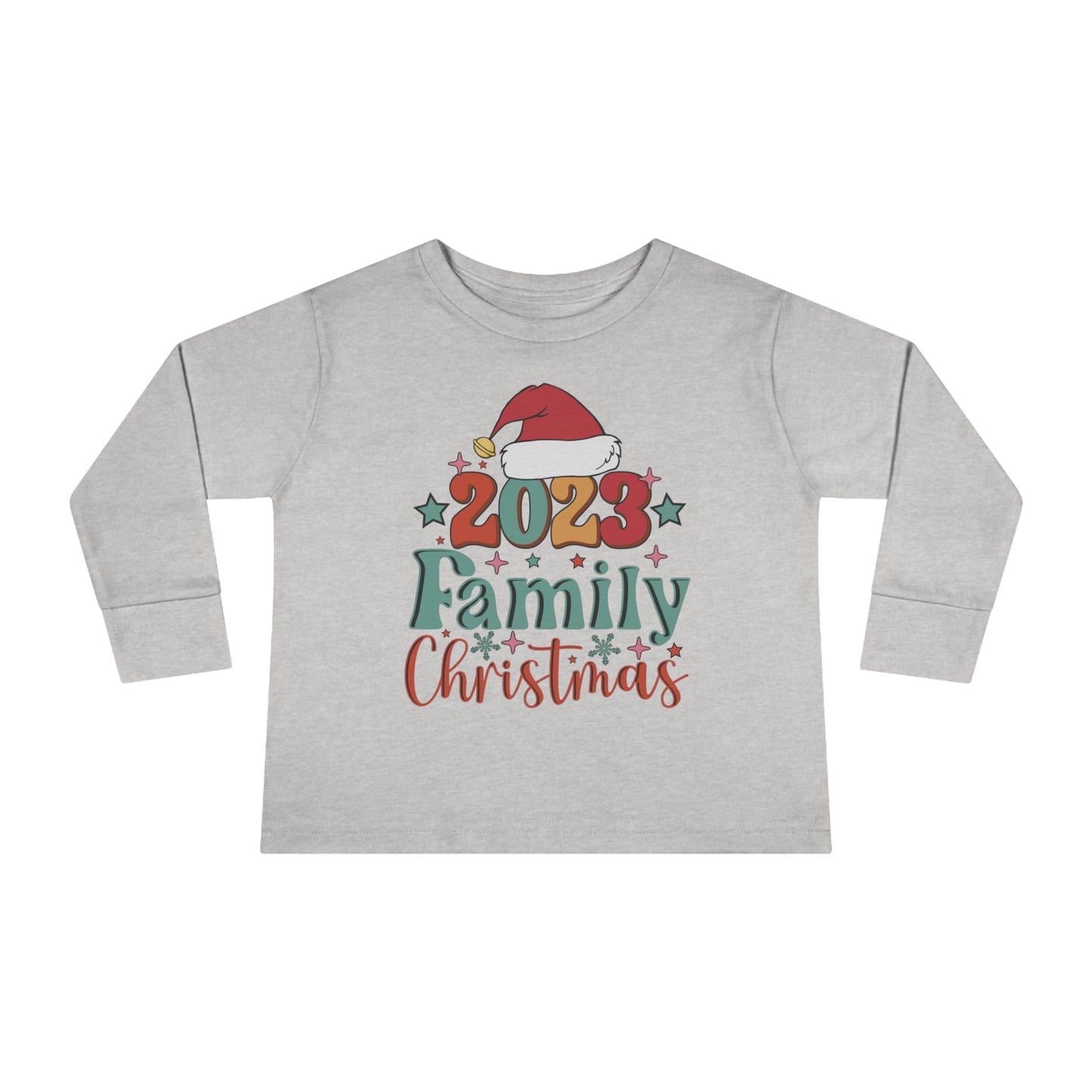 Family Christmas 2023 Toddler Long Sleeve Tee