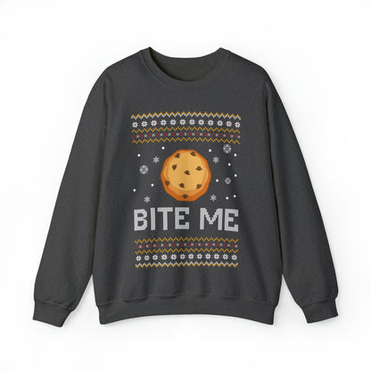 Cookie Bite Christmas Ugly Sweater Sweatshirt