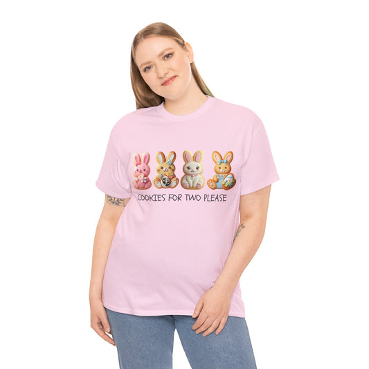 Easter Cookies For Two Pregnancy Short Sleeve Tee