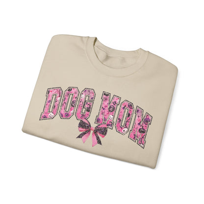 Halloween Pink Dog Mom Sweatshirt